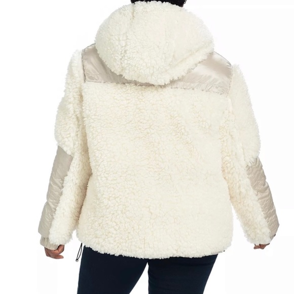 Pajar Canada Snow Winter Reversible Puffer Coat Sherpa Size L - Picture 3 of 14